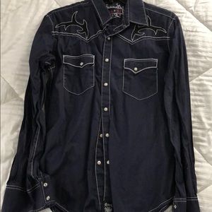 Like new Rock 47 snap button up